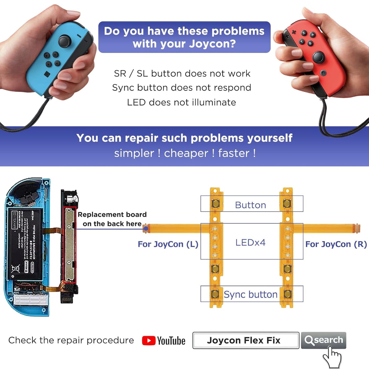 Kit de Reparación de Joycons