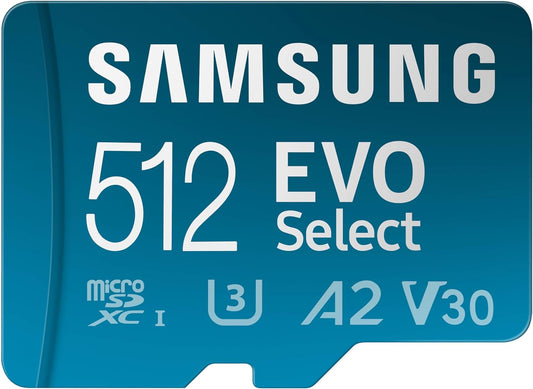 MicroSDXC Samsung EVO Select A2 Clase10 de 512 GB