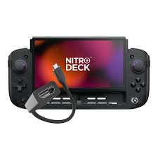 Joypad NitroDeck+ Clear Black de CRKD